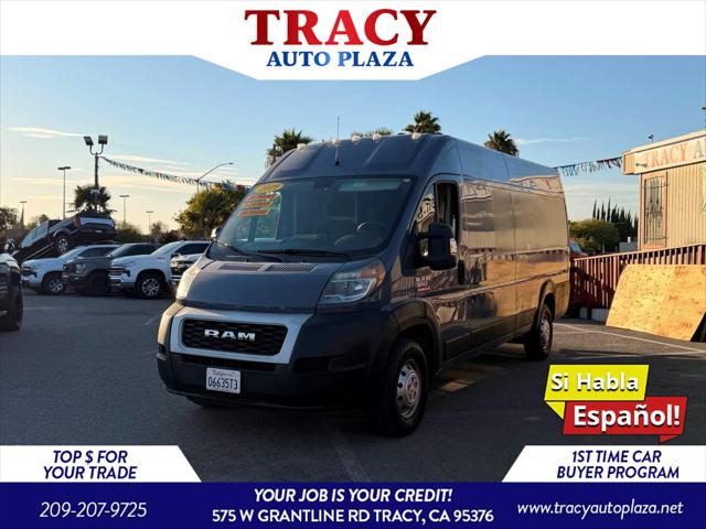 2019 Ram ProMaster Cargo Van High Roof 159" WB EXT for sale in Tracy, CA