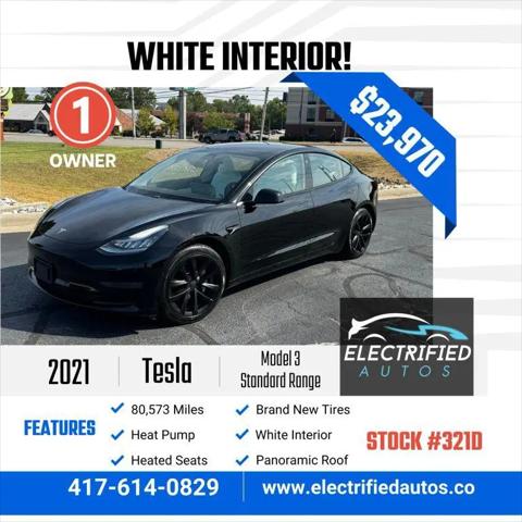 2021 Tesla Model 3 Standard Range Plus Rear-Wheel Drive for sale in Joplin, MO