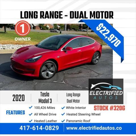 2020 Tesla Model 3 Long Range Dual Motor All-Wheel Drive for sale in Joplin, MO
