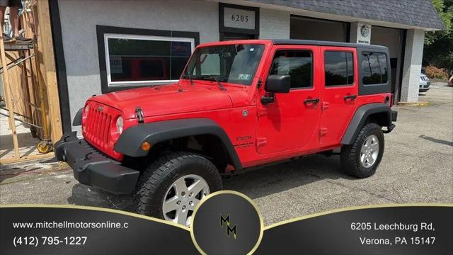 2013 Jeep Wrangler Unlimited Sport for sale in Verona, PA
