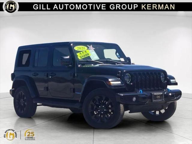 2021 Jeep Wrangler 4xe Unlimited High Altitude 4x4 for sale in Kerman, CA