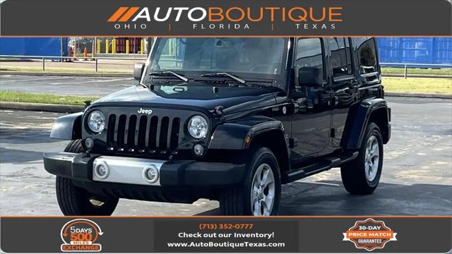 2014 Jeep Wrangler Unlimited Sahara for sale in Alvin, TX