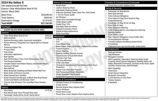 2024 Kia Seltos S for sale in Madison, WI