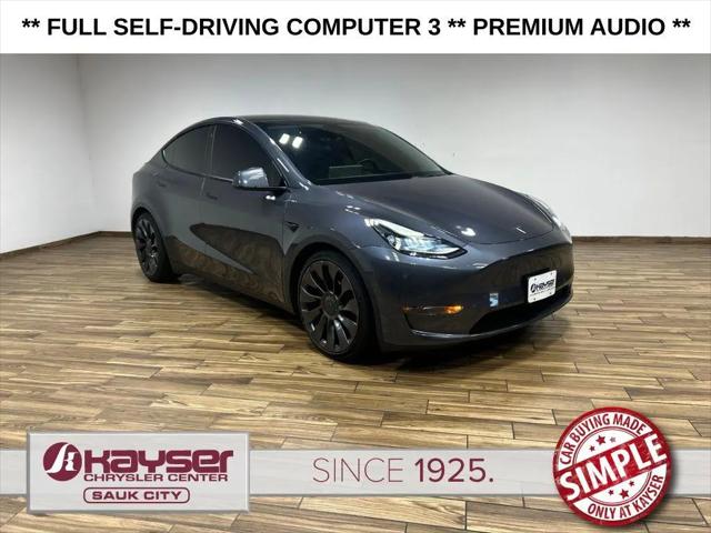 2021 Tesla Model Y Performance Dual Motor All-Wheel Drive for sale in Sauk City, WI