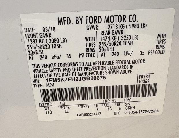 2018 Ford Explorer Limited