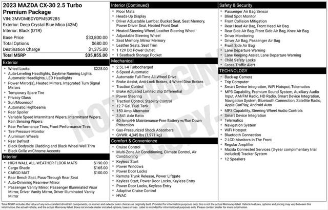 2023 Mazda CX-30 2.5 Turbo Premium