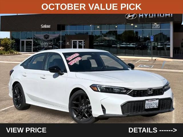 2025 Honda Civic Sport for sale in Selma, CA