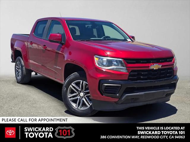 2021 Chevrolet Colorado 2WD Crew Cab Short Box WT for sale in Redwood City, CA