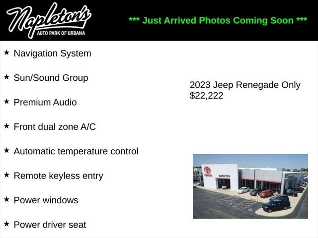2023 Jeep Renegade Limited 4x4 for sale in Urbana, IL