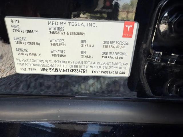 2019 Tesla Model S Performance