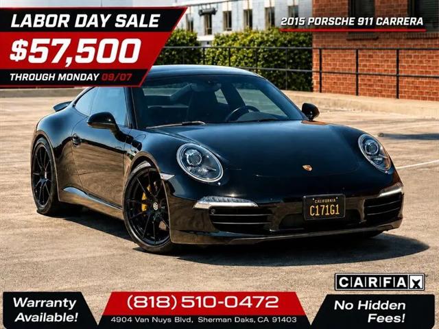 2015 Porsche 911 Carrera for sale in Sherman Oaks, CA