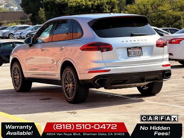 2018 Porsche Cayenne Platinum Edition