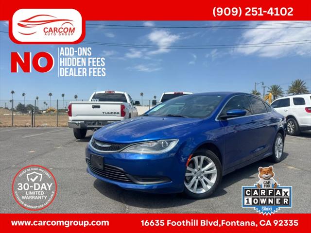 2017 Chrysler 200 Touring for sale in Fontana, CA
