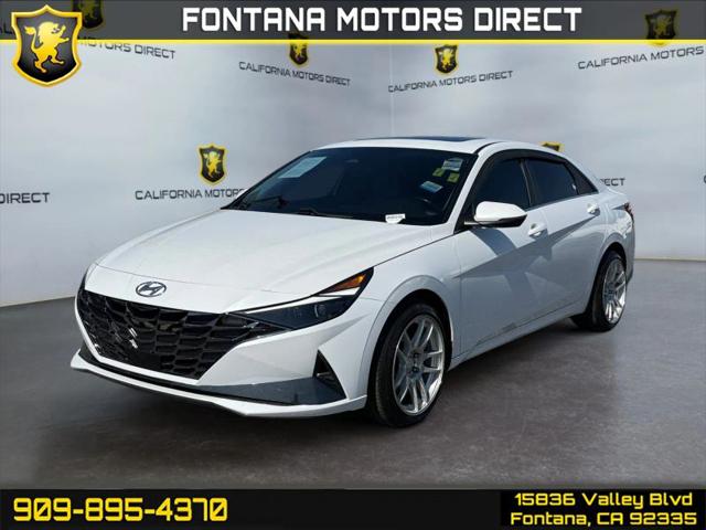 2021 Hyundai Elantra Limited for sale in Fontana, CA