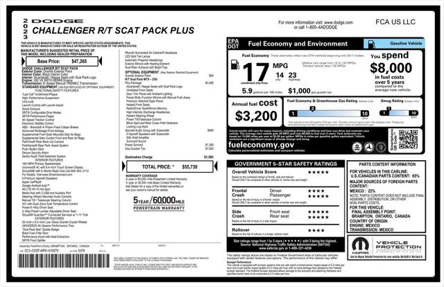 2023 Dodge Challenger R/T Scat Pack