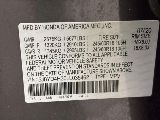 2020 Acura MDX Standard
