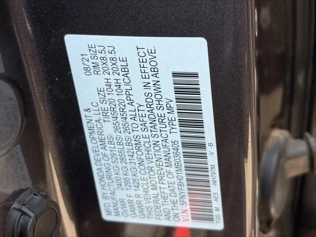 2021 Honda Passport Elite