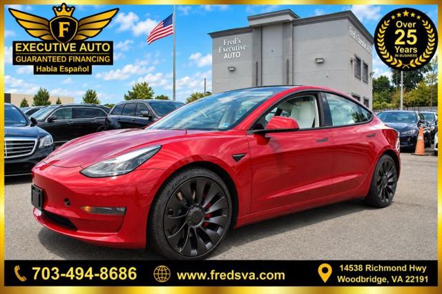 2023 Tesla Model 3 Performance Dual Motor All-Wheel Drive for sale in Woodbridge, VA