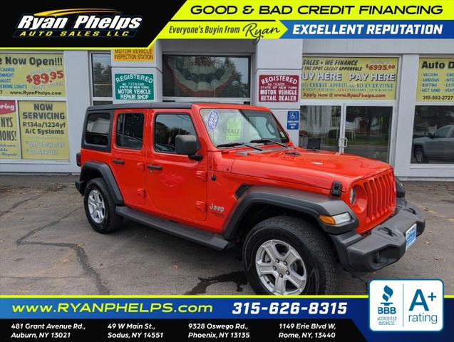 2020 Jeep Wrangler Sport S 4x4 for sale in Sodus, NY