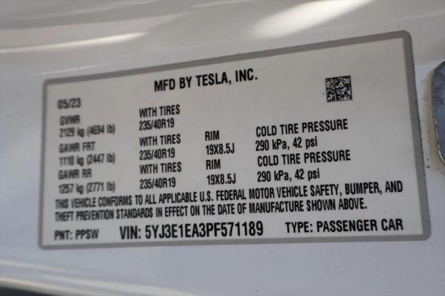 2023 Tesla Model 3 Rear-Wheel Drive