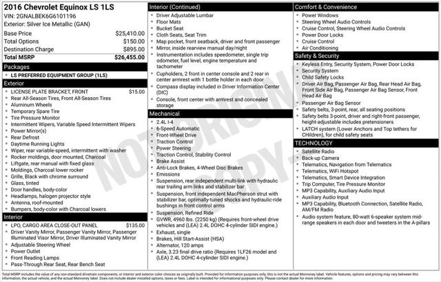 2016 Chevrolet Equinox LS