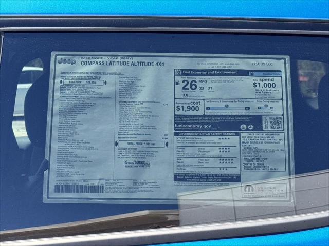 2026 Jeep Compass Latitude Altitude