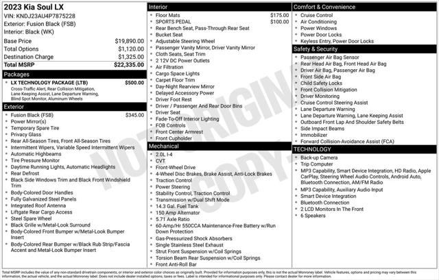 2023 Kia Soul LX