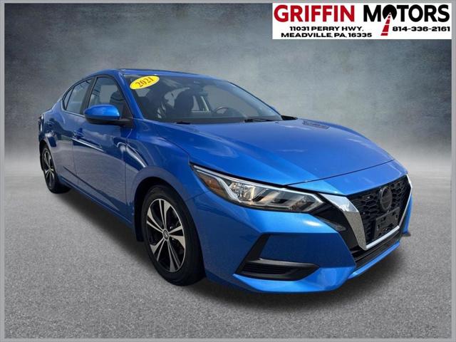 2021 Nissan Sentra SV Xtronic CVT for sale in Meadville, PA