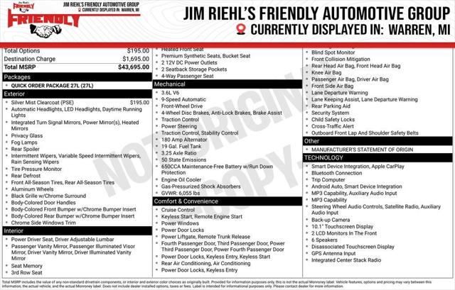 2024 Chrysler Pacifica Touring L for sale in Warren, MI