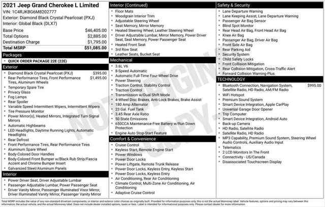 2021 Jeep Grand Cherokee Limited 4x4 for sale in East Hartford, CT