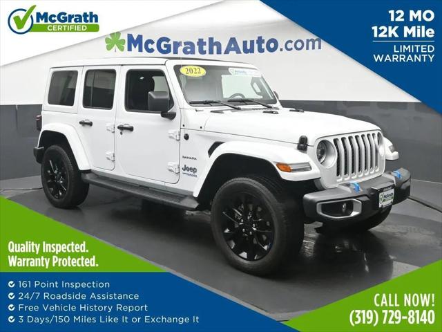 2022 Jeep Wrangler 4xe Unlimited Sahara 4x4 for sale in Cedar Rapids, IA