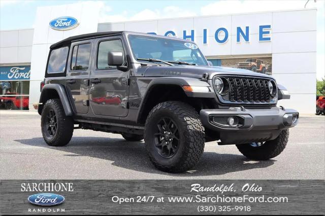 2024 Jeep Wrangler 4-Door Willys 4x4 for sale in Randolph, OH