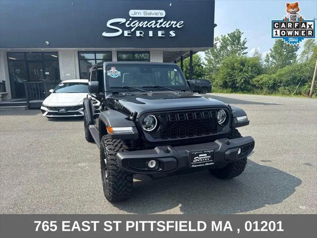 2025 Jeep Wrangler 4-Door Willys 4x4 for sale in Pittsfield, MA