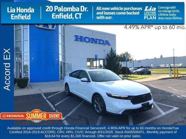 2024 Honda Accord EX for sale in Enfield, CT