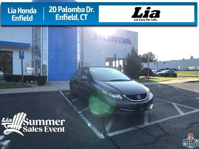 2015 Honda Civic EX for sale in Enfield, CT