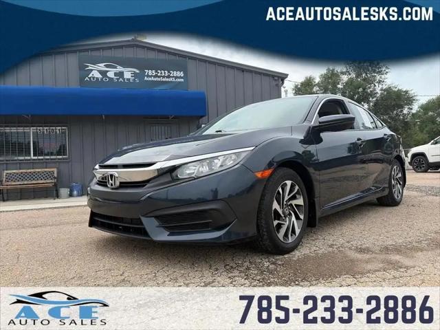 2016 Honda Civic EX for sale in Topeka, KS