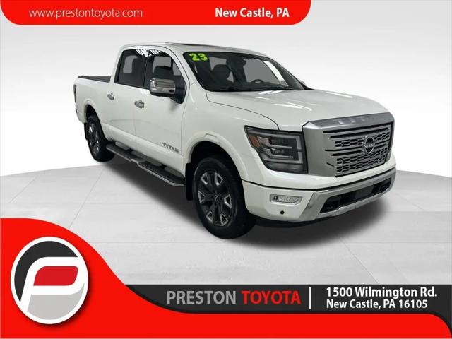 2023 Nissan Titan Crew Cab Platinum Reserve 4x4 for sale in New Castle, PA