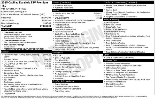 2015 Cadillac Escalade ESV Premium for sale in Arlington Heights, IL