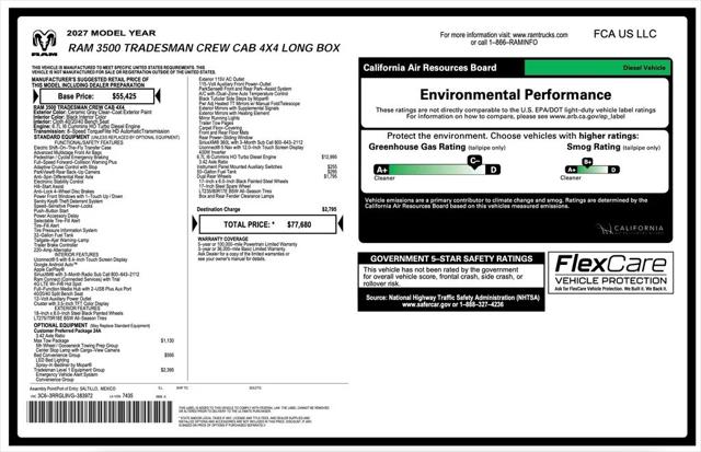 2027 RAM 3500 Tradesman