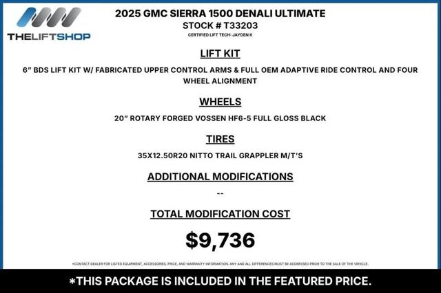 2025 GMC Sierra 1500 Crew Cab, Short Bed, Denali Ultimate, 4WD for sale in Phoenix, AZ