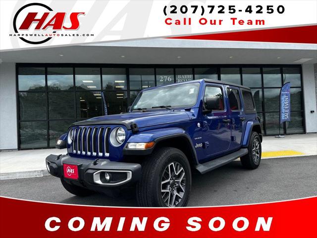 2018 Jeep Wrangler Unlimited Sahara 4x4 for sale in Brunswick, ME