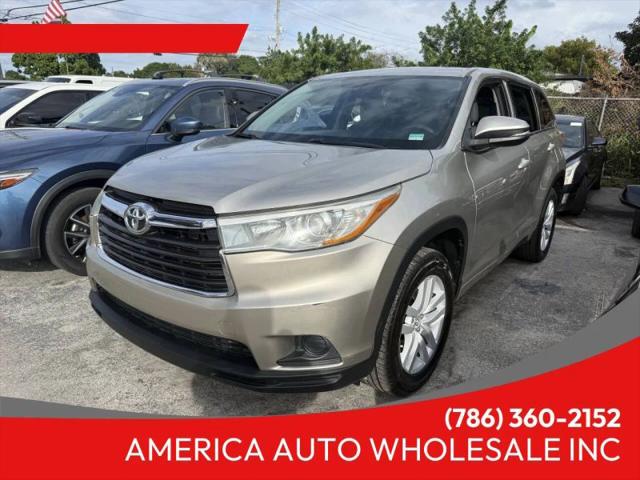 2015 Toyota Highlander LE for sale in Miami, FL