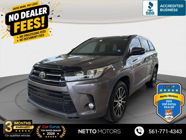 2018 Toyota Highlander SE for sale in West Palm Beach, FL