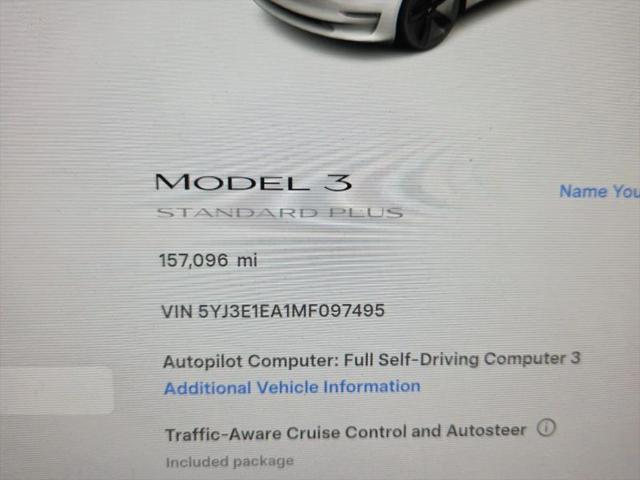 2021 Tesla Model 3 Standard Range Plus Rear-Wheel Drive