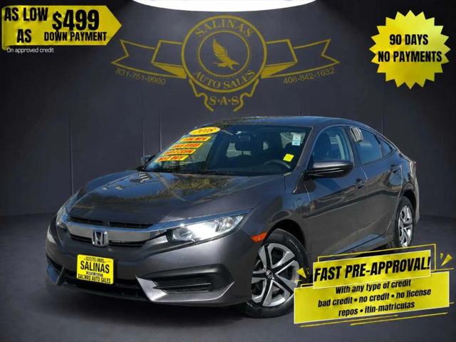 2018 Honda Civic LX for sale in Gilroy, CA