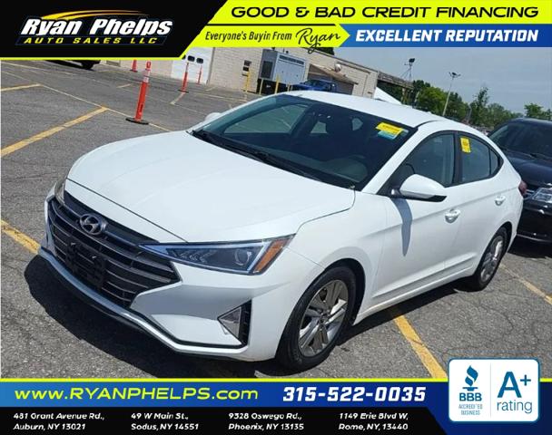 2019 Hyundai Elantra SEL for sale in Auburn, NY