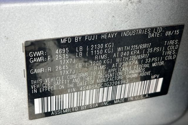 2016 Subaru Outback 2.5i Premium
