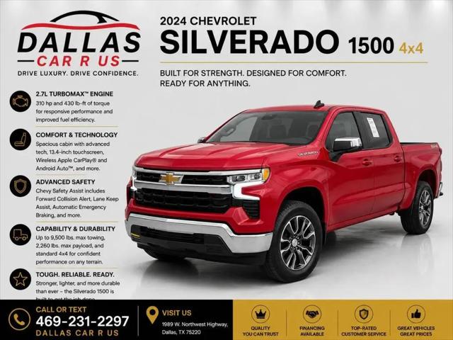2024 Chevrolet Silverado 1500 4WD Crew Cab Short Bed LT with 2FL for sale in Dallas, TX