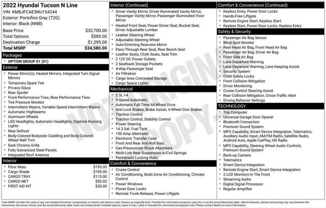 2022 Hyundai Tucson N Line for sale in Fort Worth, TX
