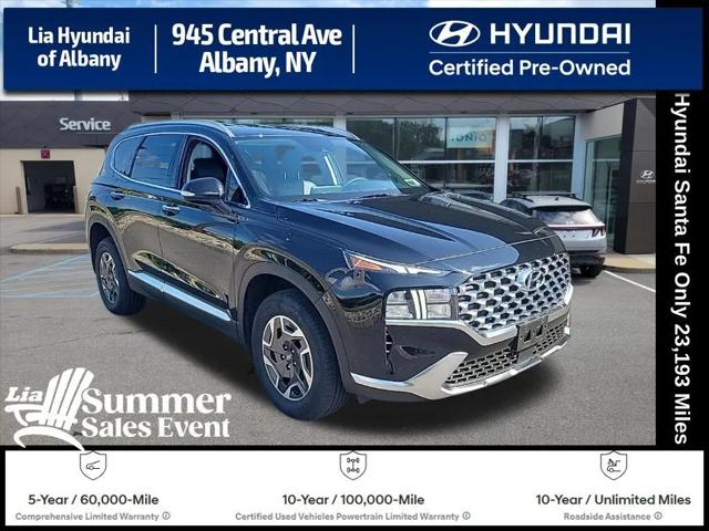2023 Hyundai Santa Fe Hybrid Blue for sale in Albany, NY